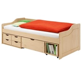 einzelbett mit schubladen